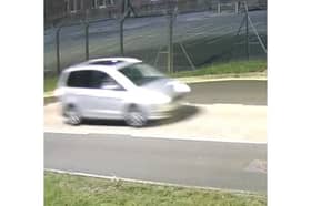 Police have released two images of a car whose driver may have witnessed a fatal collision in Portchester.