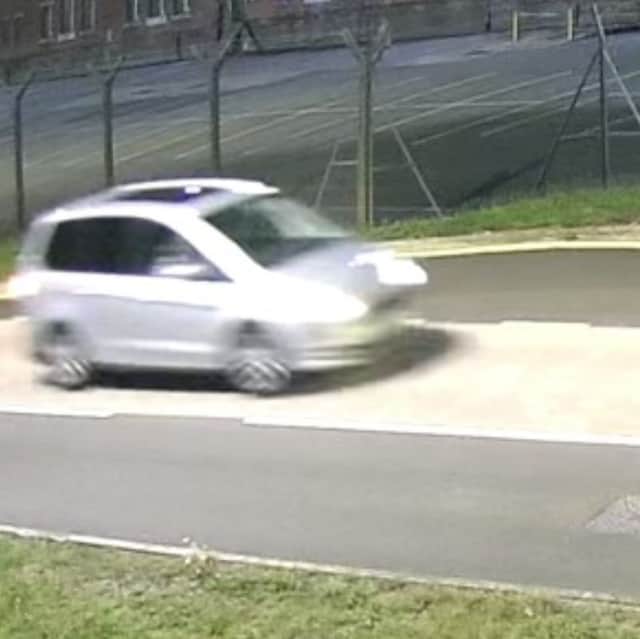 Police have released two images of a car whose driver may have witnessed a fatal collision in Portchester.