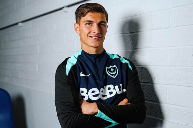 Freddie Potts is Pompey's 13th signing of the transfer window