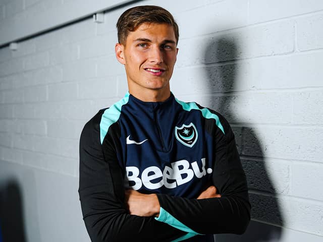 Freddie Potts is Pompey's 13th signing of the transfer window