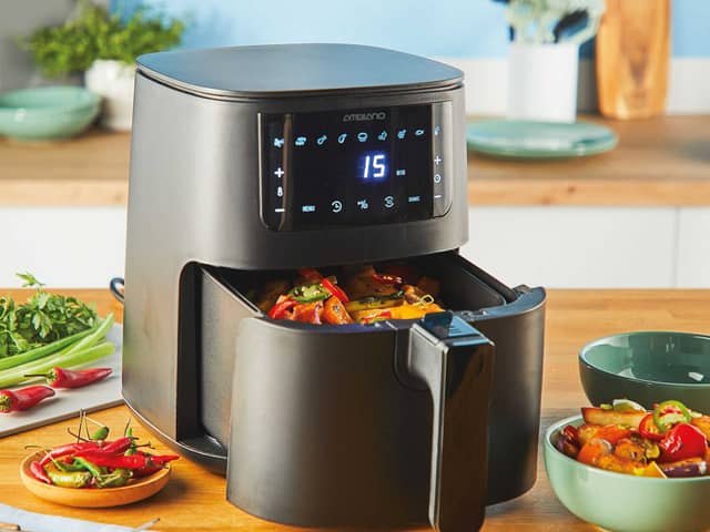 Aldi says its new three-litre air fryer is perfect for students