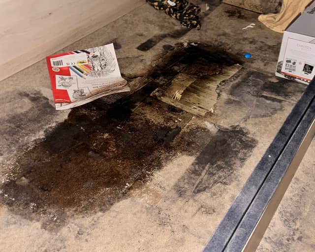 A desperate man says the a council is doing "nothing" after his mould-ridden council flat left a relative hospitalised.