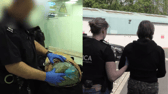 NCA seize cannabis hauls at UK airports and arrest smugglers.