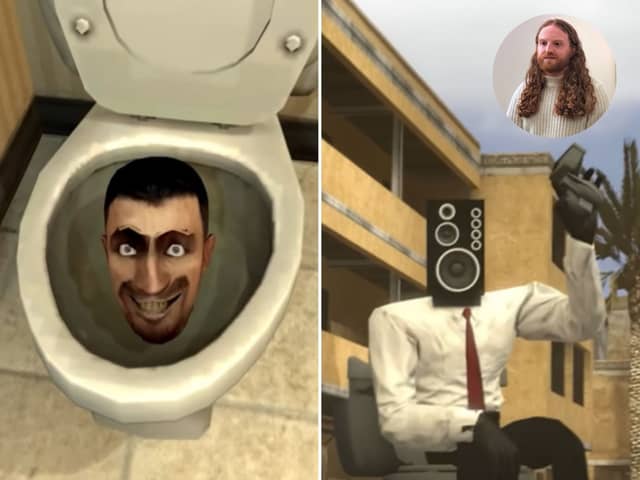Clips from Skibidi Toilet shorts on YouTube. Photo: DaFuqBoom!/ YouTube