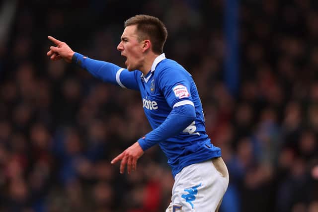 Jed Wallace in his Pompey days. Pic: Getty