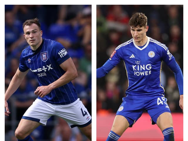 Ipswich defender George Edmundson and Leicester's Ben Nelson are considerations for Pompey as they chase a centre-back at the transfer window's close. Pic: Getty.