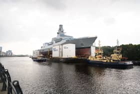 Type 26 and 31 shipbuilding programmes have been classed as amber in the MoD major projects data, which means they could end up overbudget and miss deadlines.