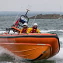 RNLI crews rescued a yacht that was stuck on a buoy. Pictured are Hayling Island crews responding to a different incident last year.