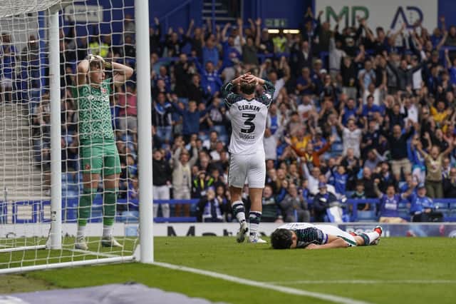 Sunderland's Luke O'Nien's stoppage-time own goal provided a rare moment of joy for Pompey in their 3-1 defeat to Sunderland. Picture: Jason Brown/ProSportsImages