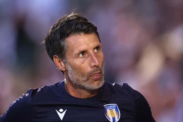 Former Pompey boss Danny Cowley is now in charge of League Two Colchester United