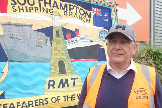 Mark Carden, RMT union representative