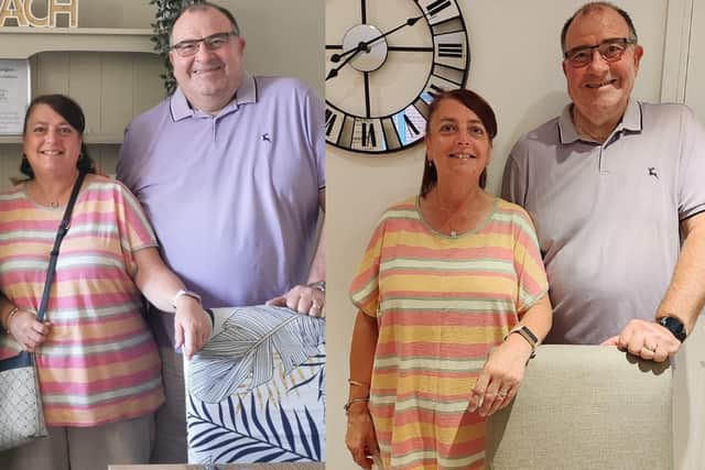Karen and Lee Mcavery have lost more than 7 stone between them after joining Slimming World.