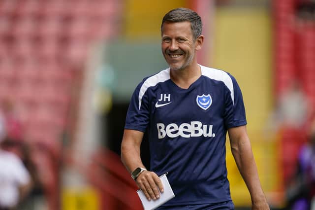 Jon Harley has been assistant head coach at Pompey since February 2023. Picture: Jason Brown/ProSportsImages