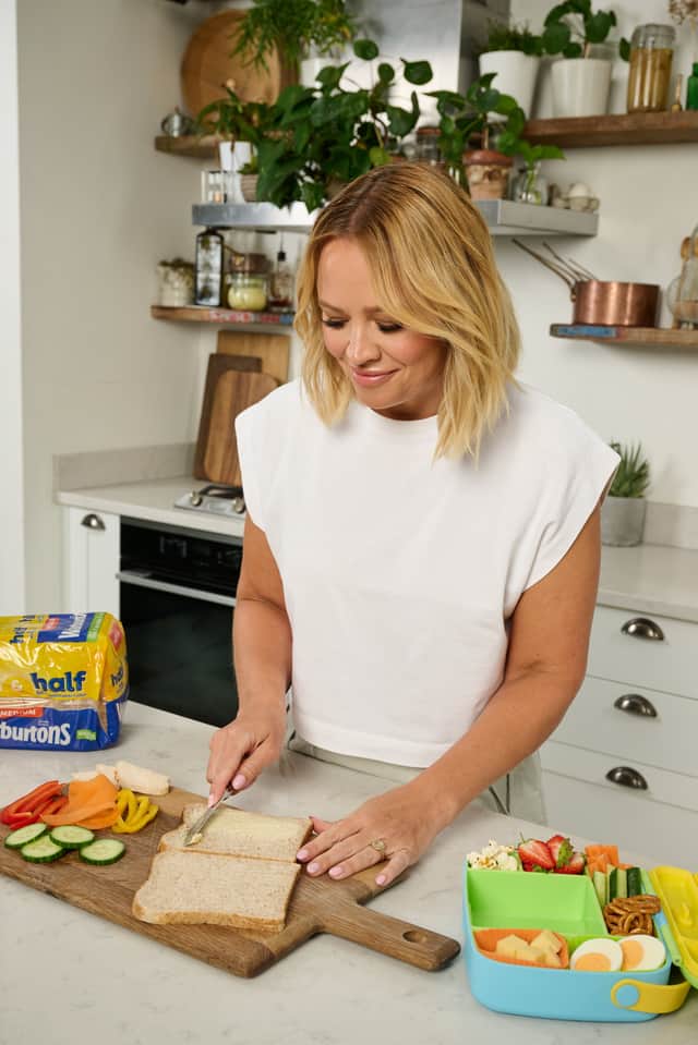 According to Kimberley Walsh, a delicious sandwich is one of the best ways to ensure your child is getting all the correct nutrients they need