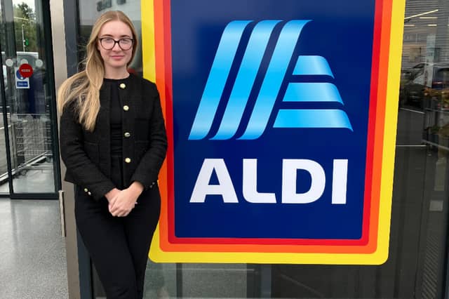 Meg Henesy is an Aldi Area Manager, overseeing stores in Warrington (Photo: Aldi)