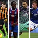 From left to right: Aaron Connolly, Nathan Ferguson, Saman Ghoddos and Brandon Williams are all free agents at present.