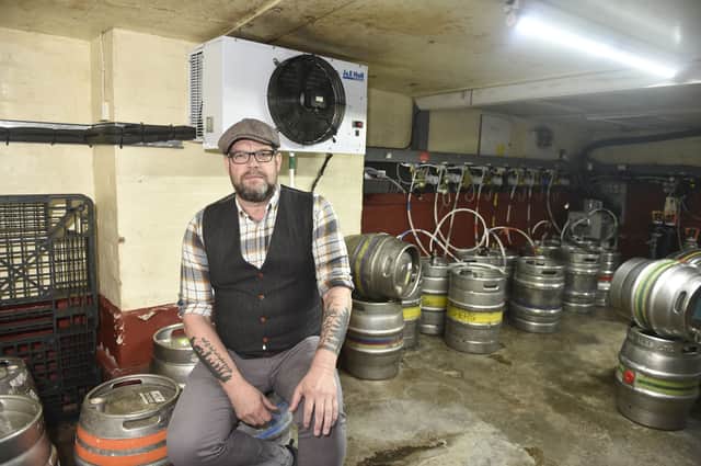 The unit was being used to keep the beer cool