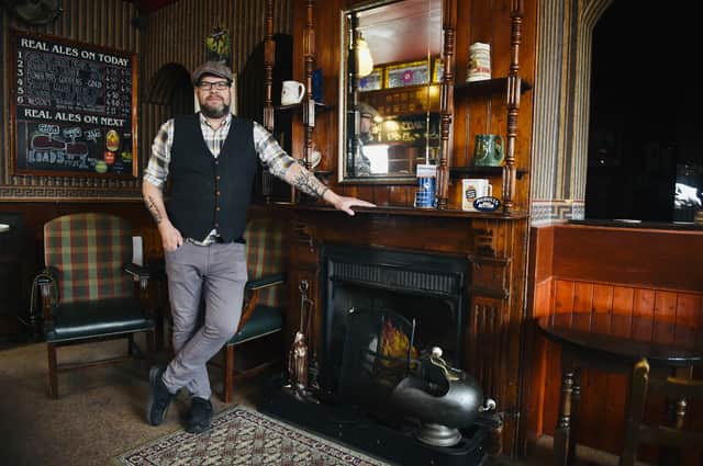 Landlord Simon Bull has run the pub element of The Queen’s Hotel, The Four-Ale Taproom, at 143 Queen’s Road since December 2022