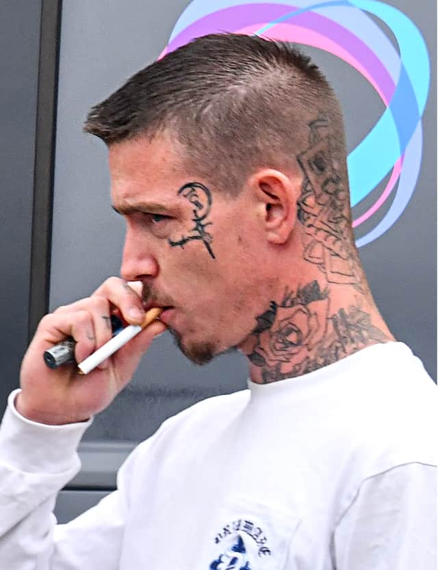 Daniel Roney with his 'I Can' tattoo