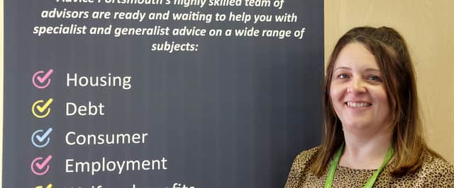 Annette Groves, manager at Advice Portsmouth, spoke to us about the role that the service plays in helping the community.