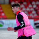 Pompey are continuing monitor Northern Ireland under-19 international Sean Patton. Picture: George Sweeney. DER2304GS â 04
