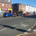 Roadworks are currently taking place in London Road, Hilsea, Portsmouth, to repair a bus shelter.