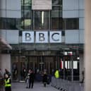 The BBC logo is seen at BBC Broadcasting House. Picture: Leon Neal/Getty Images