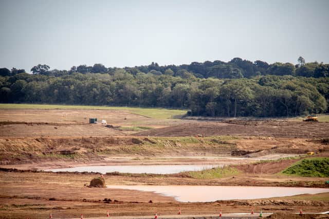 The preparation works on the site are concluded as the site moves to construction phase