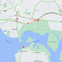 Severe delays reported on the A27 near Havant and Emsworth due to road closures.