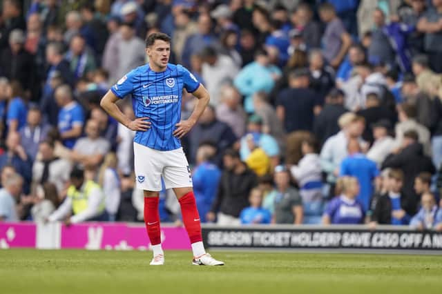 West Brom marked Regan Poole's Pompey return after 10 months out injured. Picture: Jason Brown/ProSportsImages
