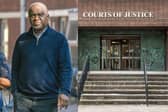 Pictured: Chiemedo Ikpo, 50, outside Portsmouth Crown Court, Hants.
An NHS doctor who sexually assaulted a cleaner in a hospital cupboard by squeezing her bottom for six seconds has escaped jail.  

© Andrew Croft/Solent News & Photo AgencyUK +44 (0) 2380 458800