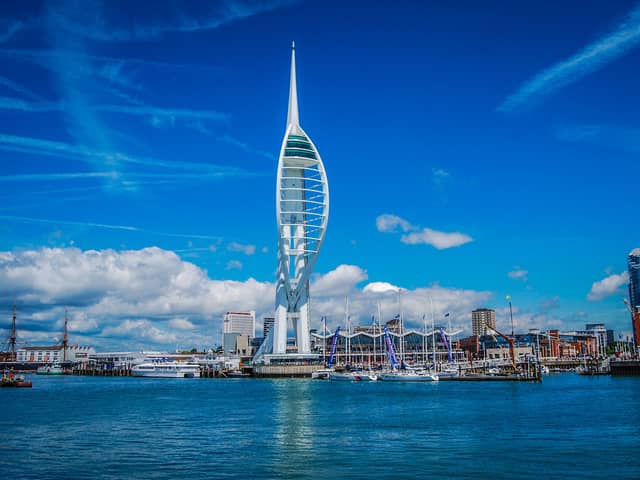 Spinnaker Tower and Gunwharf Quays in Portsmouth 
© Visit Portsmouth