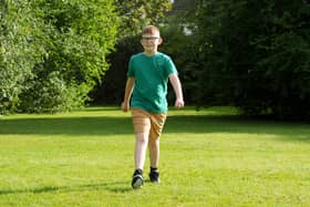 Ezra McCullough (9) from Cosham, is taking part in the Rowans Hospice Shining Stars Walk on Saturday, September 21, 2024 in memory of his 'Pops' Mark McCullough who died aged 58 in July 2024 from MND. 