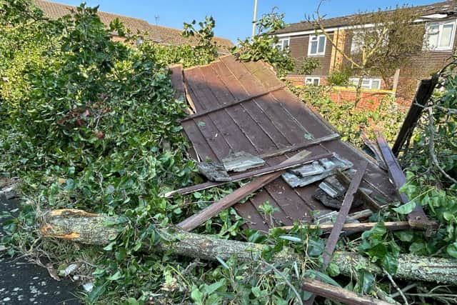 A tornado has swept through a Hampshire town. 

Credit: Rushmoor Borough Council