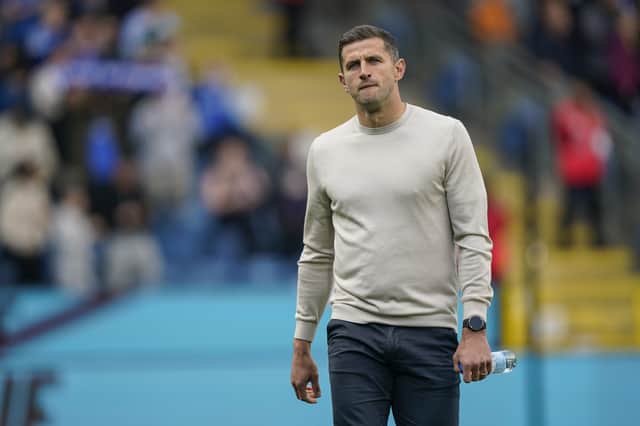 John Mousinho admits he was 'furious' with his players after late defeat to Burnley. Picture: Jason Brown/ProSportsImages