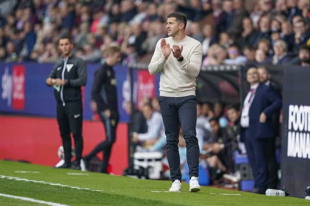 John Mousinho doesn't believe Pompey are far off clicking following an agonising loss at Burnley. Picture: Jason Brown/ProSportsImages