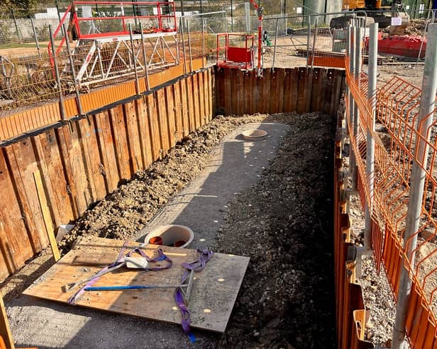 Portsmouth City Council has issued an update on the progress of Hilsea Lido. 

Pictured: The backwash tank fitted into place – this will be covered but will be accessible by a manhole cover.