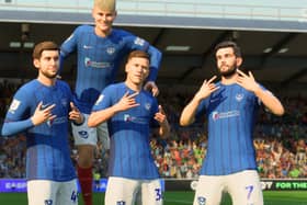 Pomepy and Fratton Park are on EA FC 25. (Image: EA Sports FC 25)