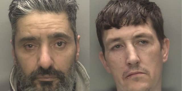 Mohammed Ajaz (L) and Martin Macdonald (R).