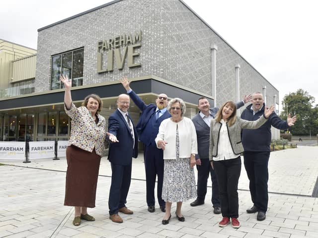 Councillors and theatre bosses celebrated the opening of Fareham Live last year - but what next for Fareham?