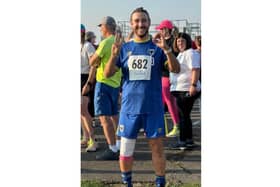 An AFC Wimbledon fan who has raised more than £50,000 for his club after the stadium was hit by flooding said the support has been “flabbergasting”.