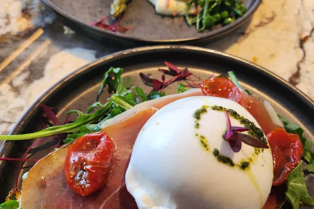 The starters at Barnaby’s restaurant were delicious