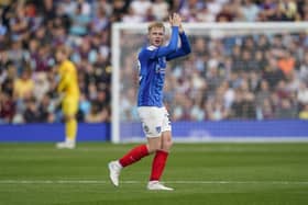 Pompey attacker Paddy Lane has earned praise for his Burnley display following a switch in position to a more central role. Pic: Jason Brown/ProSportsImages