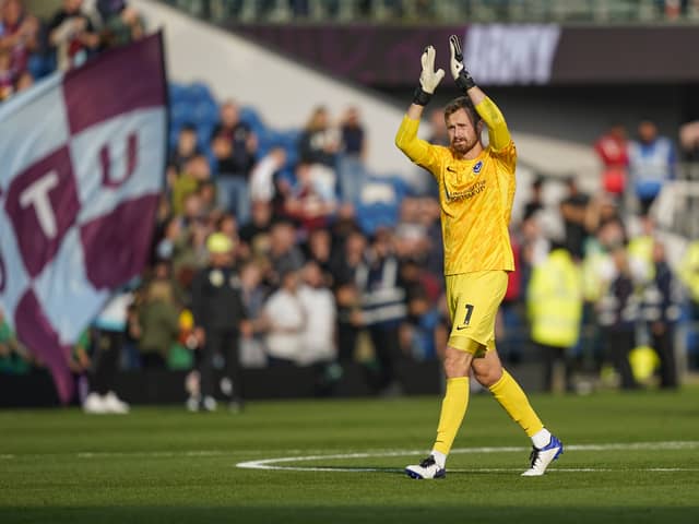 Pompey keeper Will Norris after the 2-1 defeat at Burnley last weekend. Pic: Jason Brown/ProSportsImages