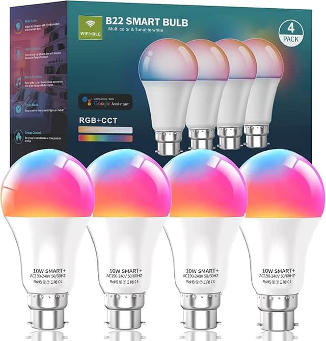 Keepsmile smart light bulbs. Photo: Amazon
