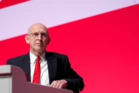 Defence Secretary John Healey said the partnership between the UK, USA and Australia will boost jobs, growth and prosperity. Pictured during the Labour Party Conference at the ACC Liverpool.