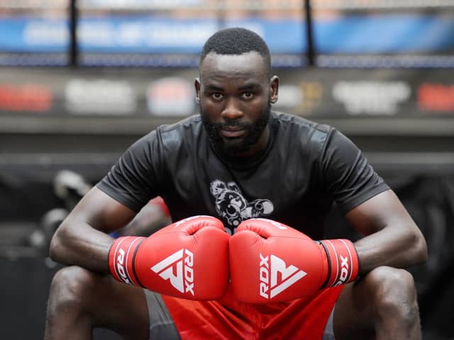 Portsmouth's Ahmed Adam is making his professional boxing debut in Southsea tomorrow, after escaping war-torn Sudan, seeking refuge in the city and making a new life for himself. Pic: Sarah Standing