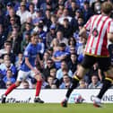 Jacob Farrell during his Pompey debut against Sheffield United at Fratton Park