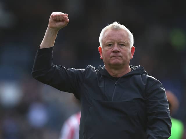 Sheffield United boss Chris Wilder admitted his side were tested by Pompey and the Fratton Park bearpit. Pic:  Sportimage