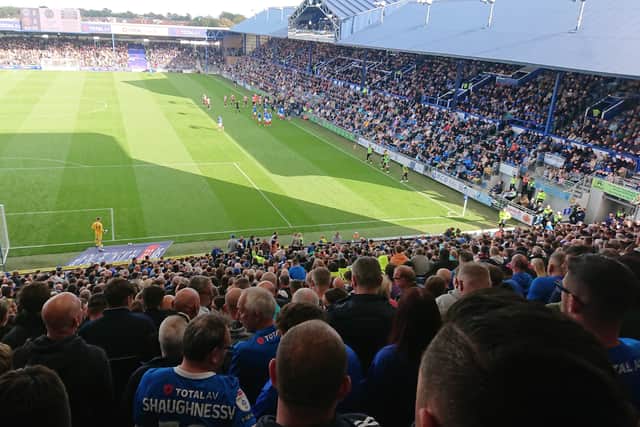 Pompey's match is stopped for a medical incident